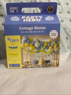 Cottage Bloom All-In-One Decor Set - 77 Piece Set